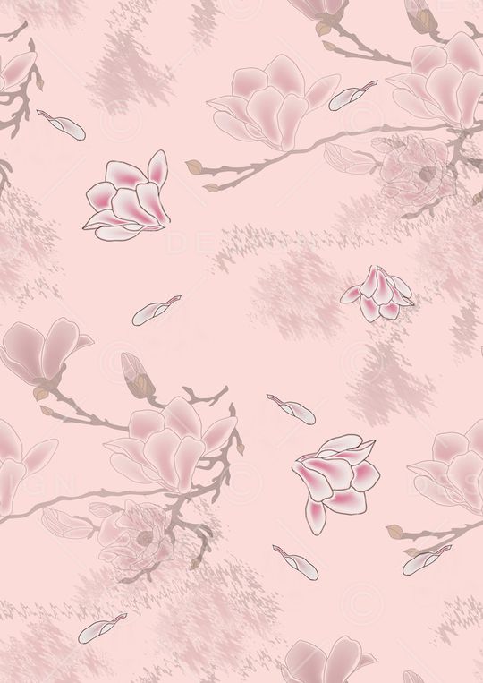 花卉印花花型图片