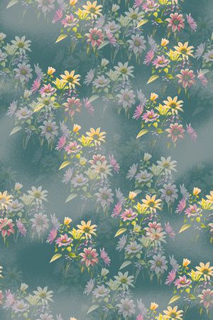 小碎花印花花型图片