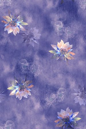 花卉印花花型图片