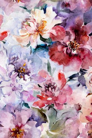 平面花卉印花花型图片