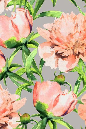 平面花卉印花花型图片