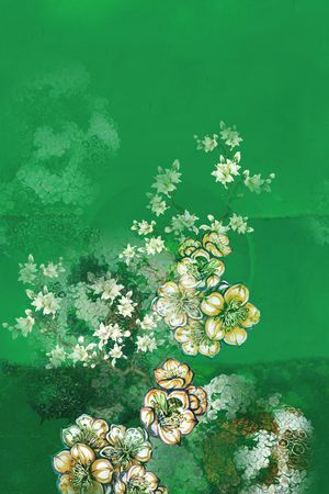 定位花印花花型图片