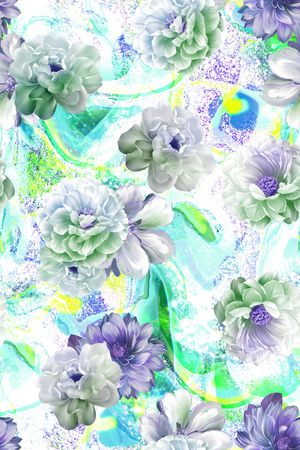 小清新印花花型图片