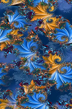 真丝印花花型图片