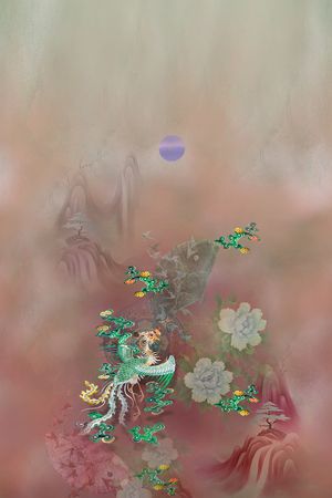 复古印花花型图片