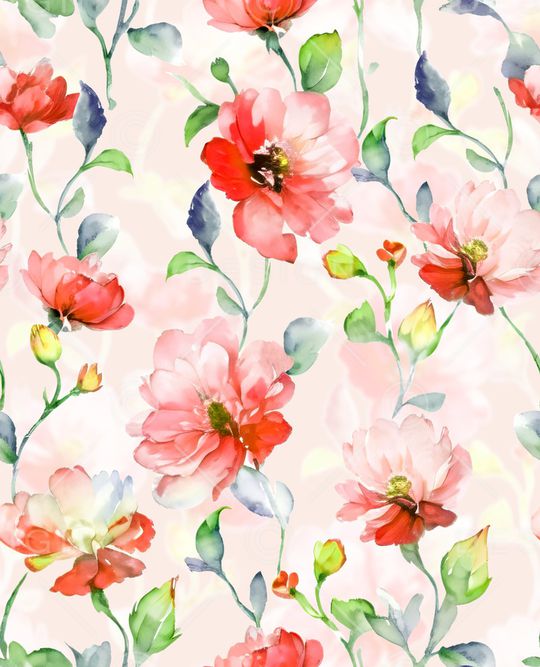 花卉印花花型图片