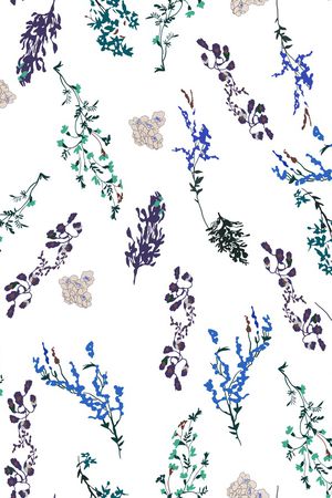 花卉印花花型图片