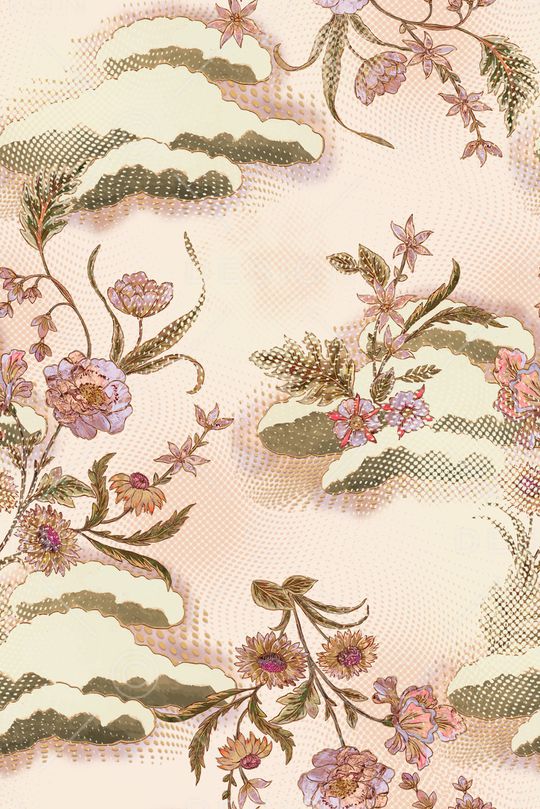 花卉印花花型图片