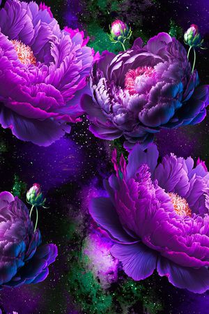 大花印花花型图片