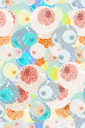 几何印花花型图片