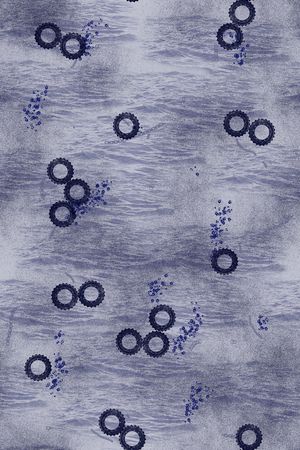 波浪印花花型图片