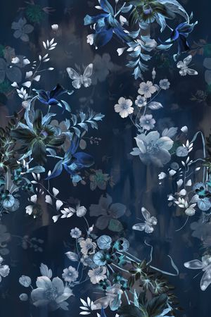 花卉印花花型图片