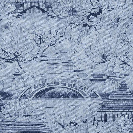 牛仔纹理印花花型图片