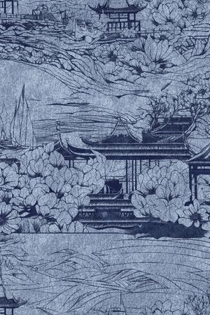 牛仔纹理印花花型图片