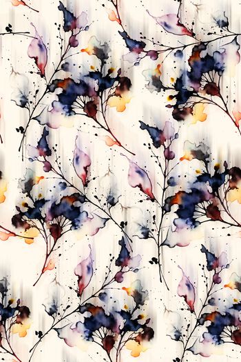 花卉印花花型图片