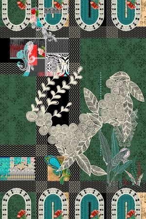 民族风印花花型图片