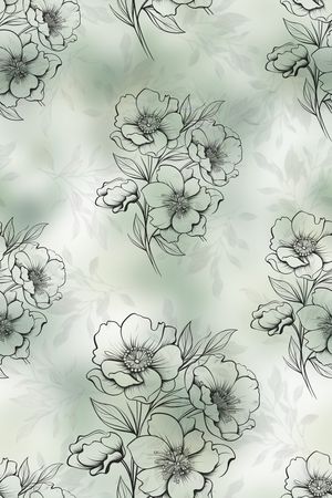 花卉印花花型图片