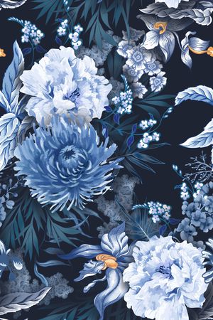 大花印花花型图片