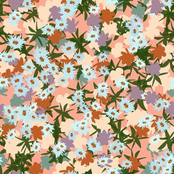 小碎花印花花型图片