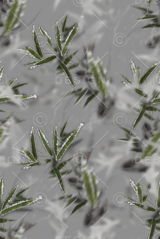 竹子印花花型图片