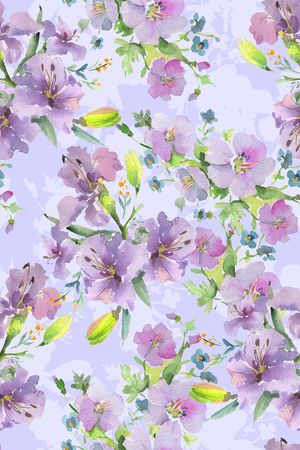 花卉印花花型图片