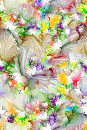 真丝印花花型图片