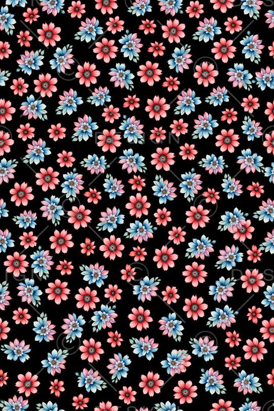 花卉印花花型图片