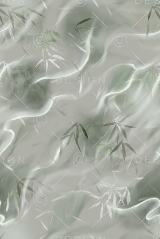 竹子印花花型图片