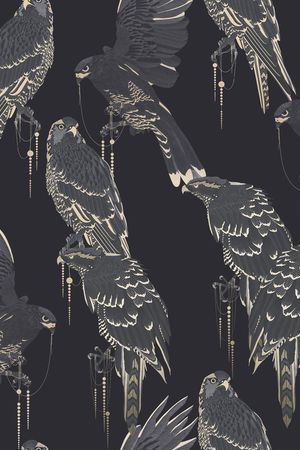 鸟印花花型图片