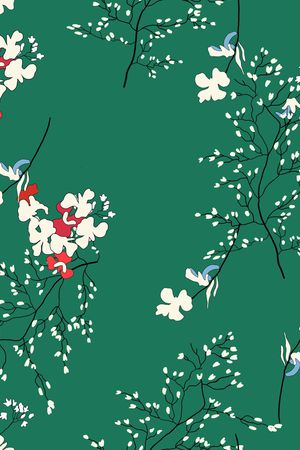 花卉印花花型图片