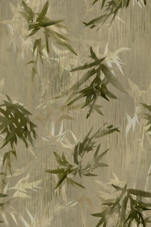 竹子印花花型图片