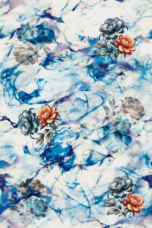 花卉印花花型图片