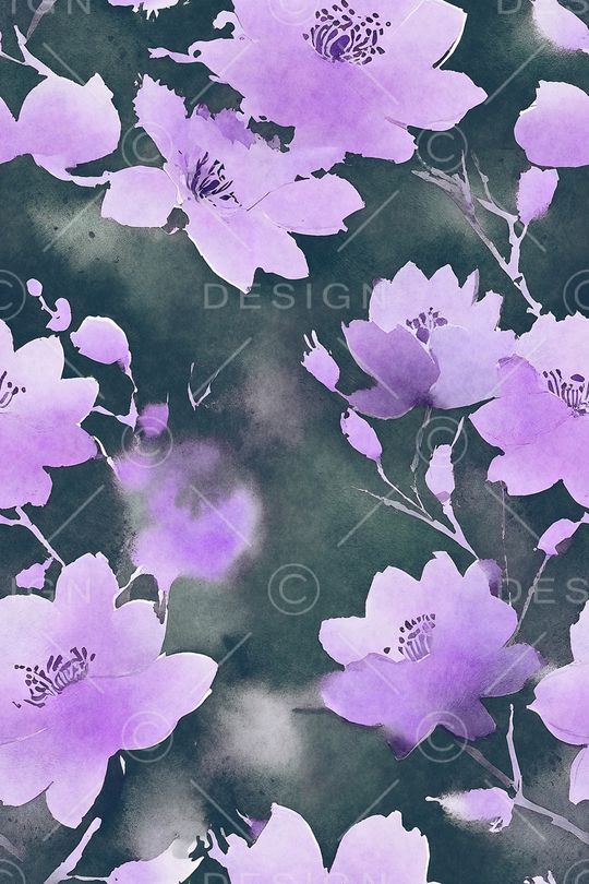 花卉印花花型图片