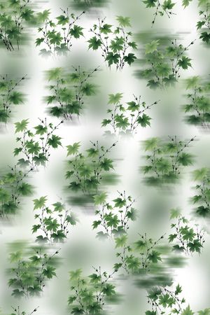叶子印花花型图片