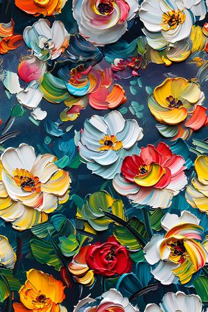 3D立体印花花型图片