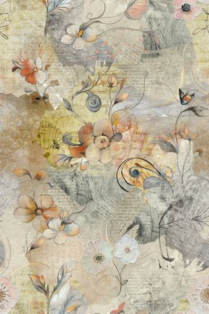 花卉印花花型图片