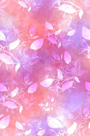 花卉印花花型图片