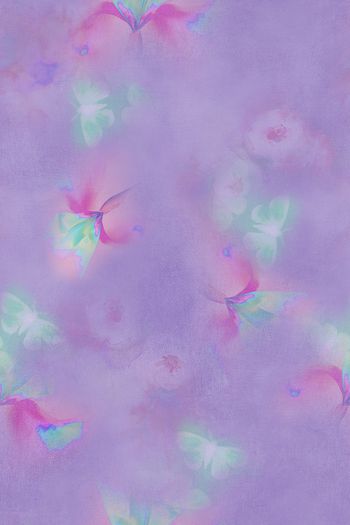 朦胧花卉印花花型图片
