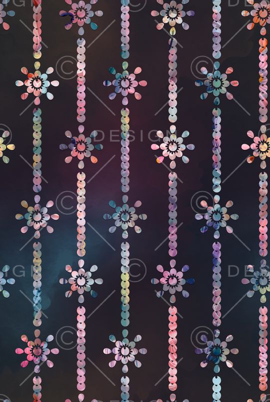 中老年印花花型图片