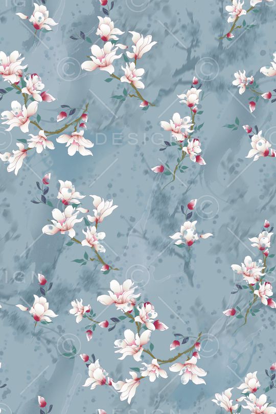 花卉印花花型图片