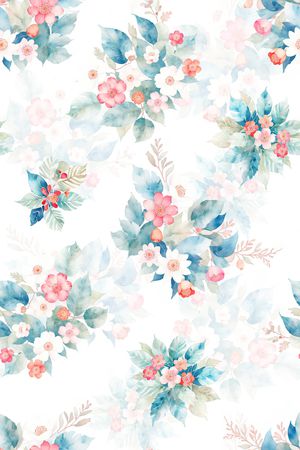 花卉印花花型图片