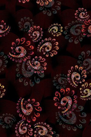 民族风印花花型图片