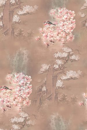 中国风印花花型图片