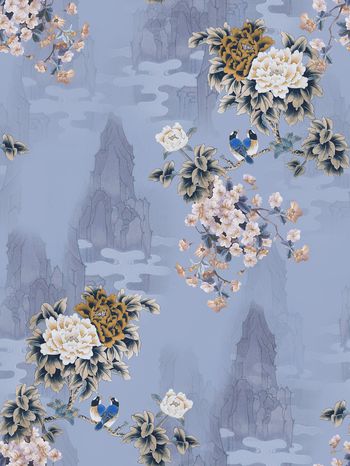 中国风印花花型图片