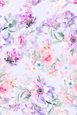 小清新印花花型图片