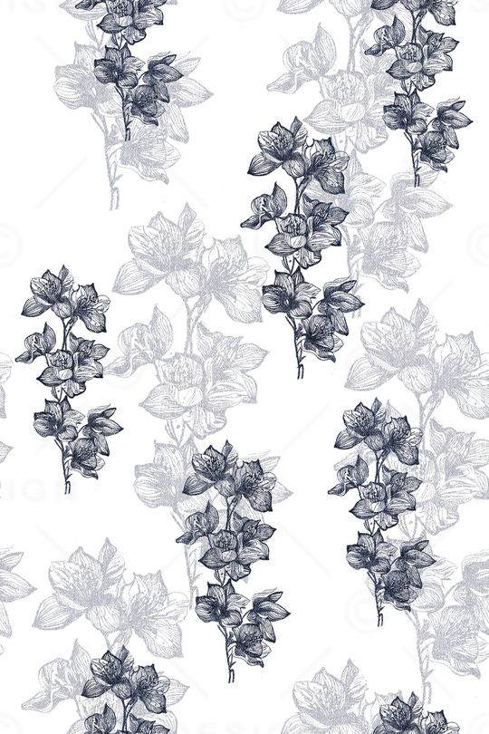花卉印花花型图片