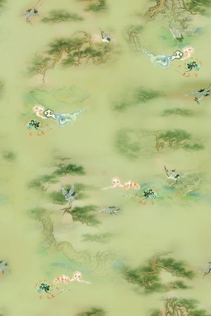 中国风印花花型图片