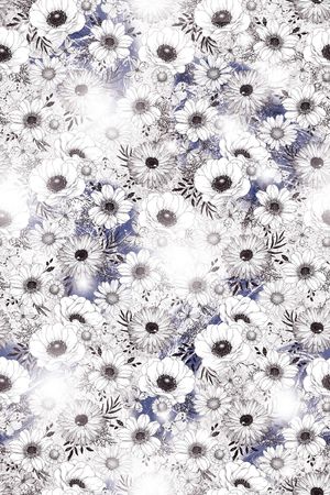 花卉印花花型图片