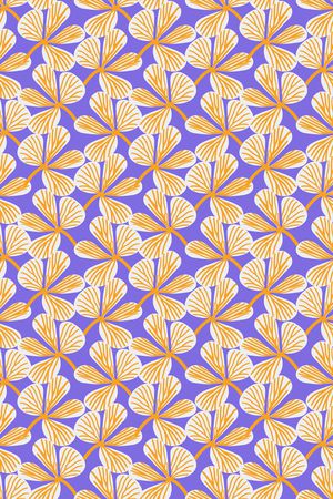 叶子印花花型图片