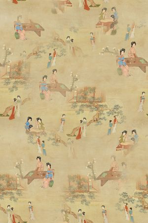 香云纱印花花型图片